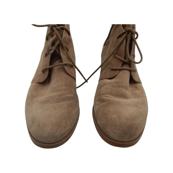 Franco Sarto Pebbles Suede Booties Chukka Ankle Boots Tan Size 8.5 - Picture 3 of 8